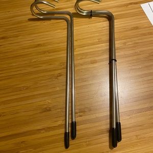 Wine holder stakes for garden